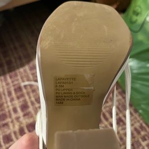 steve madden white heels